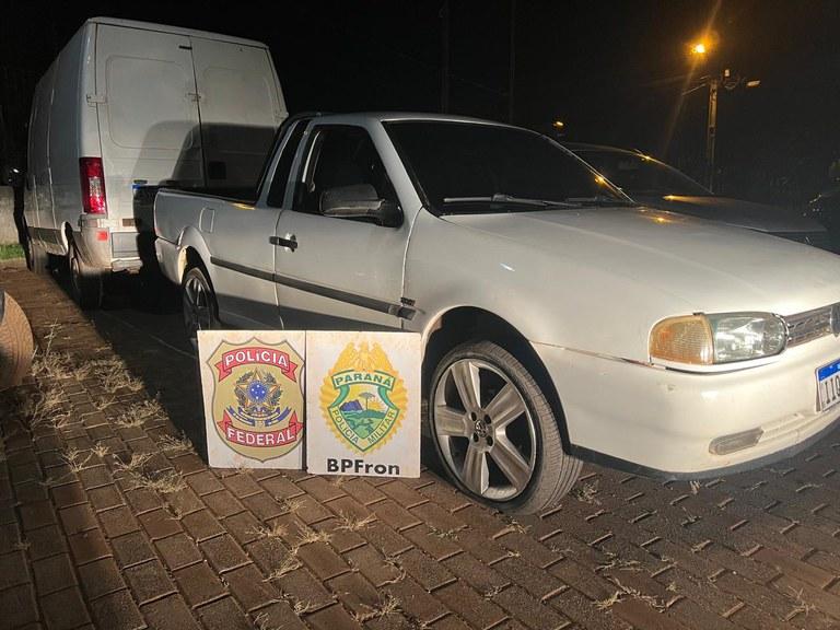 PF e BPFRON apreendem veículos roubados, armas e munições em Marechal Cândido Rondon/PR