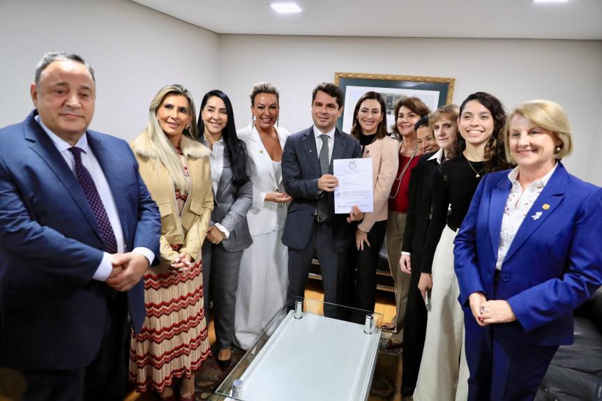 Bancada Feminina recebe projeto que cria 1º Câmara do TJPR especializada em violência doméstica e familiar