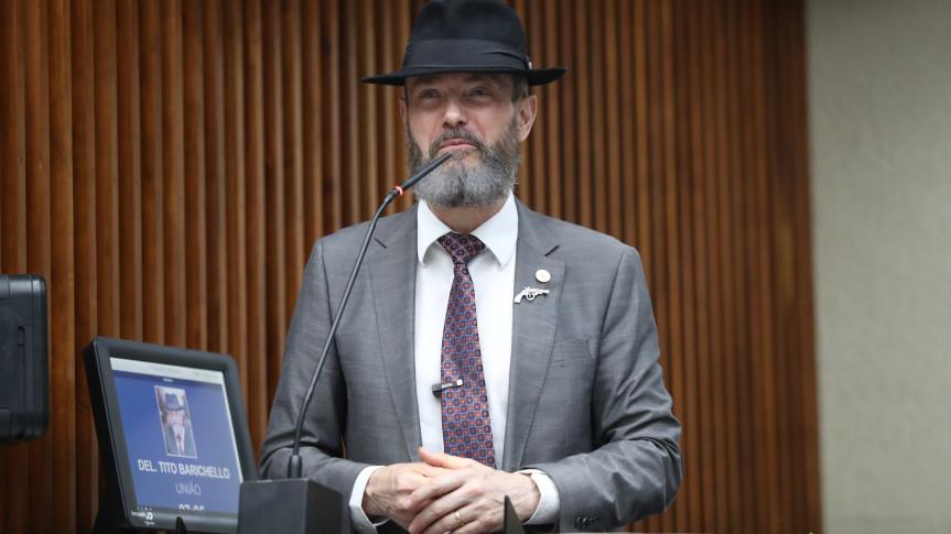 DEPUTADO DELEGADO TITO BARICHELLO (UNIÃO)PROPÕE REGISTRO ESTADUAL DE AUTORES DE CRIMES CONTRA FORÇA DE SEGURANÇA