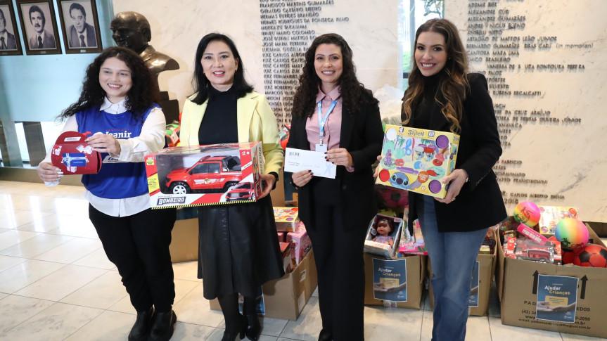 CAMPANHA DA ASSEMBLEIA E DO TJPR ARRECADA MAIS DE 500 ITENS PARA CRIANÇAS E ADOLESCENTES VULNERÁVEIS